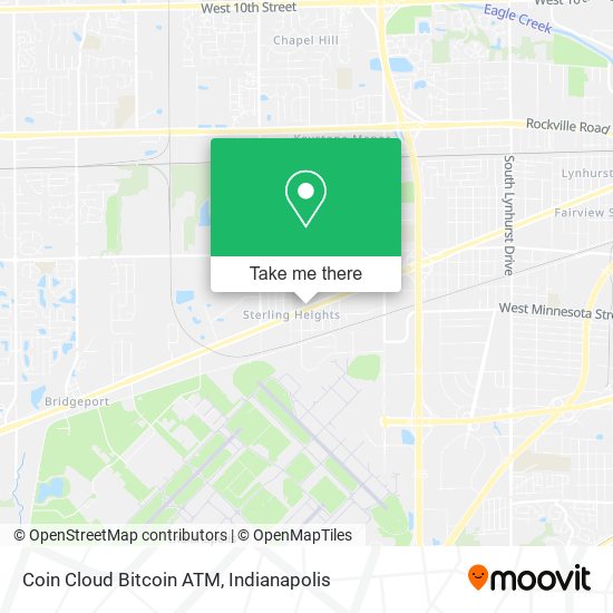 Mapa de Coin Cloud Bitcoin ATM