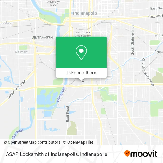 ASAP Locksmith of Indianapolis map
