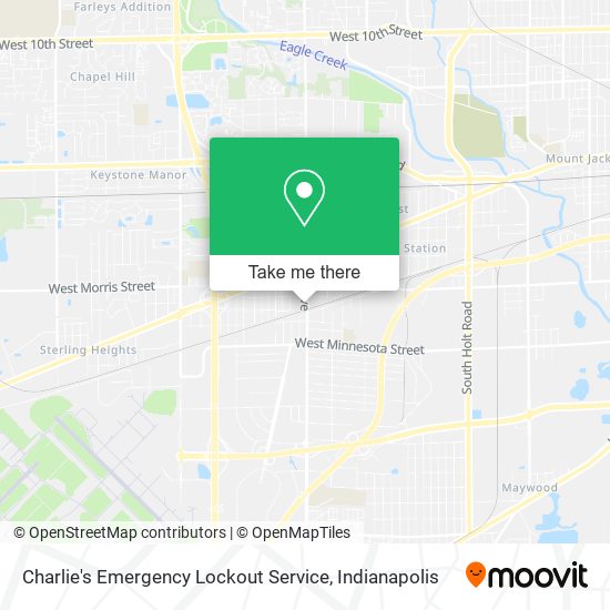 Mapa de Charlie's Emergency Lockout Service