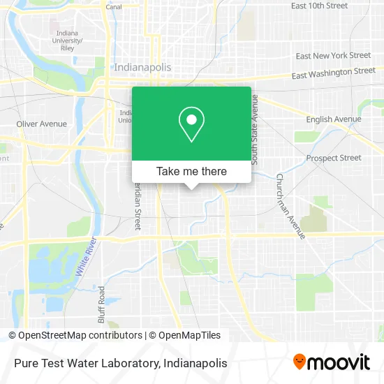 Pure Test Water Laboratory map