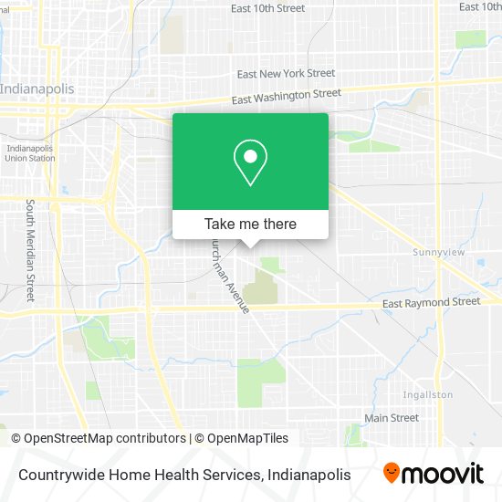 Countrywide Home Health Services map
