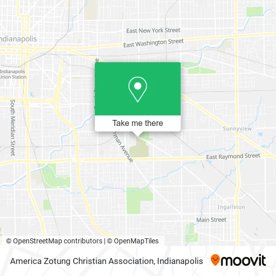 America Zotung Christian Association map