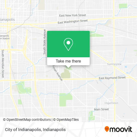 City of Indianapolis map
