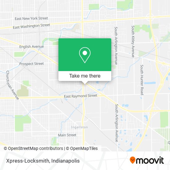 Mapa de Xpress-Locksmith