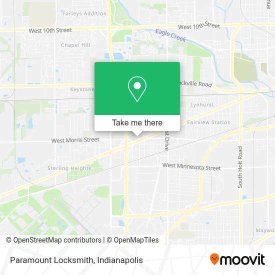 Paramount Locksmith map