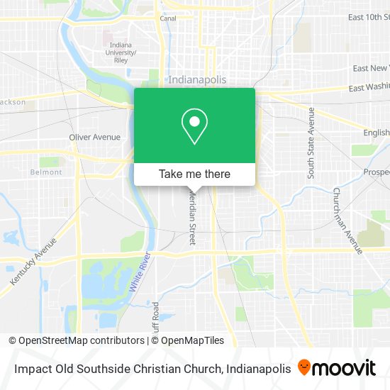 Impact Old Southside Christian Church map