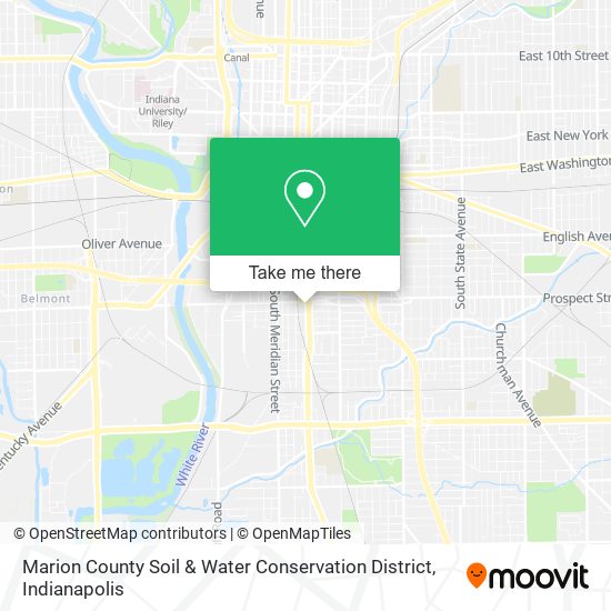 Mapa de Marion County Soil & Water Conservation District