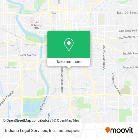 Mapa de Indiana Legal Services, Inc.