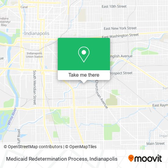 Medicaid Redetermination Process map