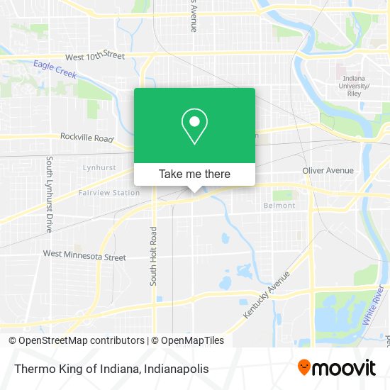 Mapa de Thermo King of Indiana