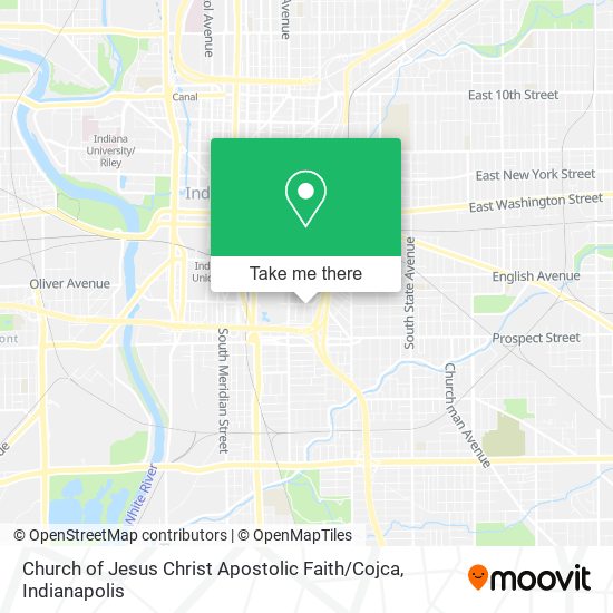 Mapa de Church of Jesus Christ Apostolic Faith / Cojca