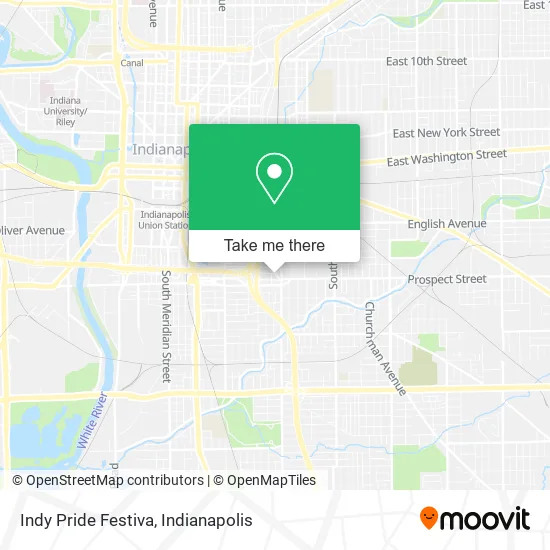 Indy Pride Festiva map