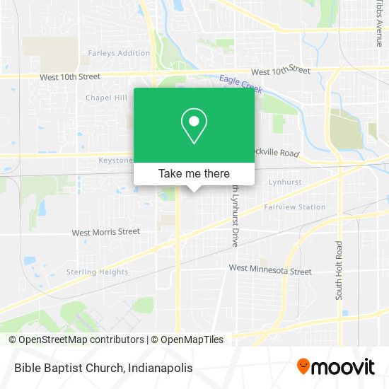 Bible Baptist Church map