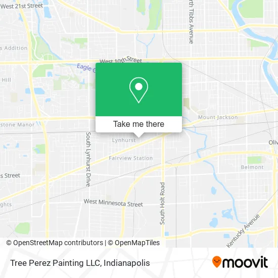Tree Perez Painting LLC map