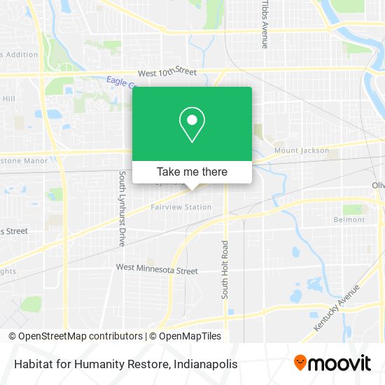 Habitat for Humanity Restore map