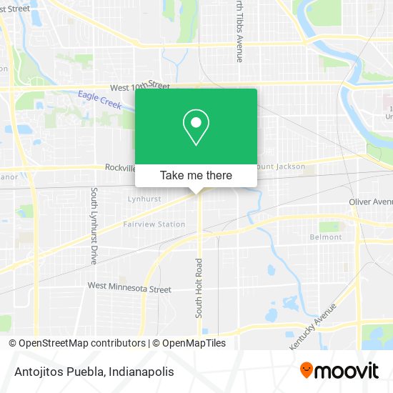 Antojitos Puebla map