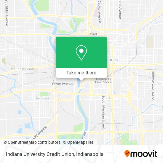 Mapa de Indiana University Credit Union