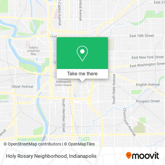 Holy Rosary Neighborhood map