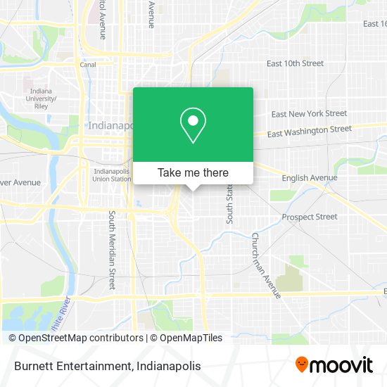 Mapa de Burnett Entertainment