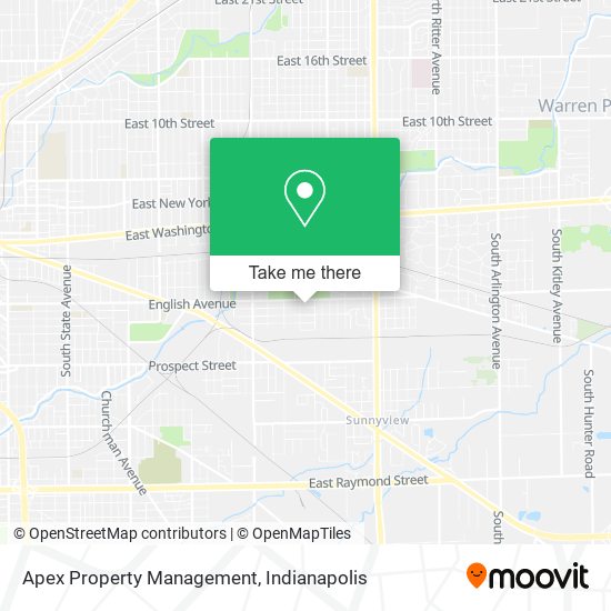 Apex Property Management map