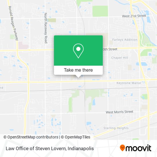 Law Office of Steven Lovern map