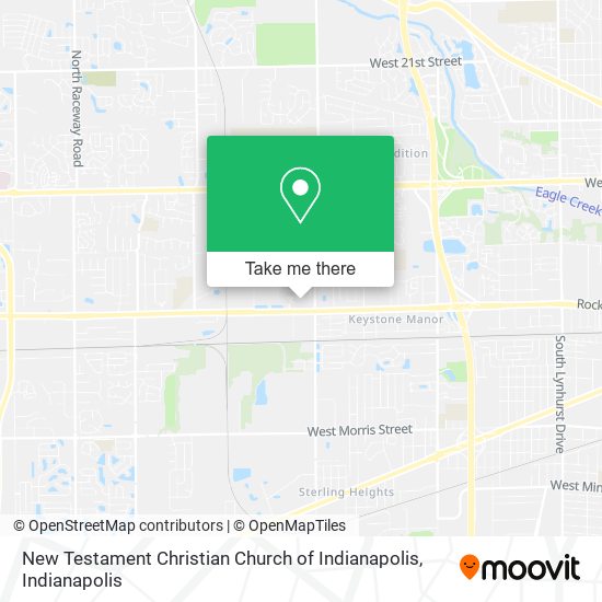 New Testament Christian Church of Indianapolis map