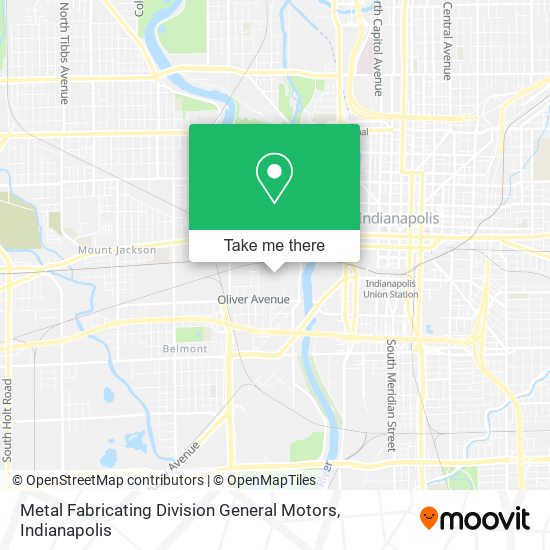 Mapa de Metal Fabricating Division General Motors