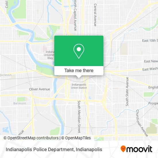 Indianapolis Police Department map