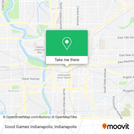 Mapa de Good Games Indianapolis