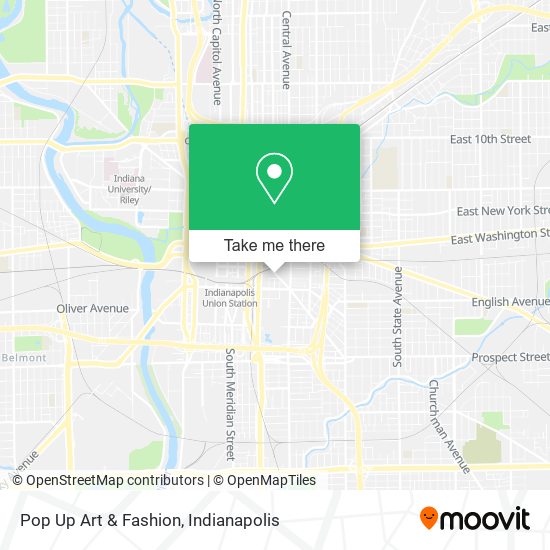 Pop Up Art & Fashion map