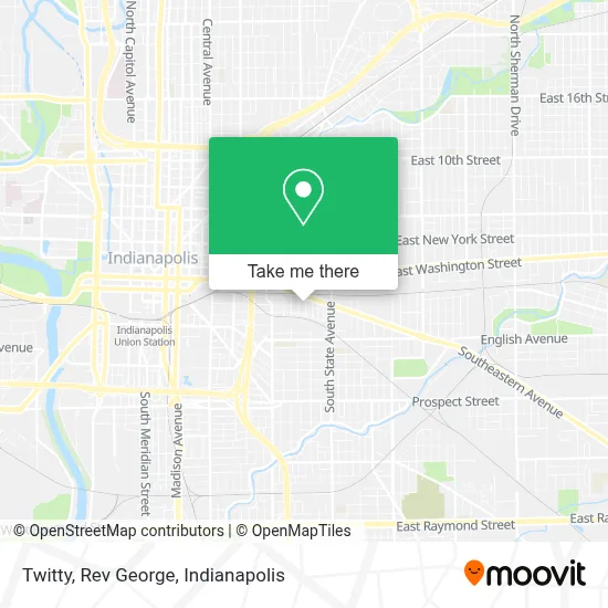 Twitty, Rev George map