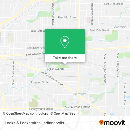 Locks & Locksmiths map