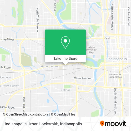 Mapa de Indianapolis Urban Locksmith