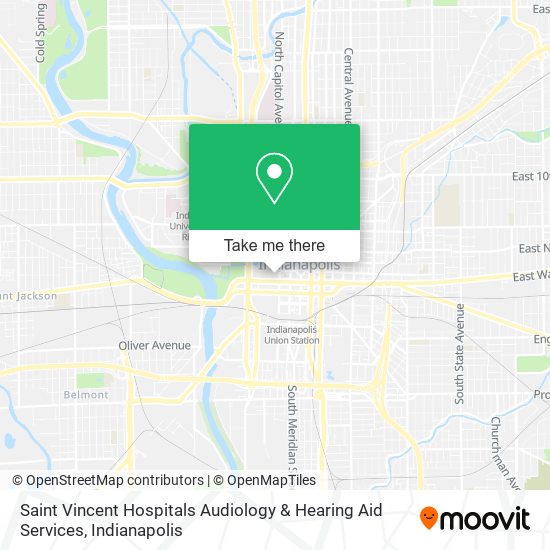 Saint Vincent Hospitals Audiology & Hearing Aid Services map