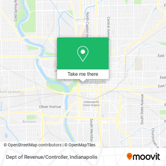 Dept of Revenue/Controller map