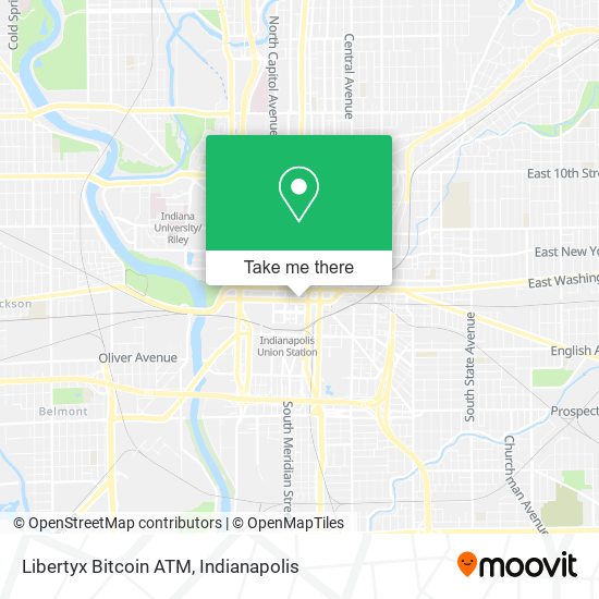 Mapa de Libertyx Bitcoin ATM