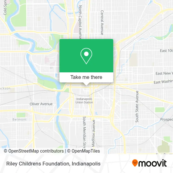 Riley Childrens Foundation map