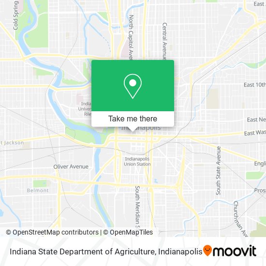 Indiana State Department of Agriculture map