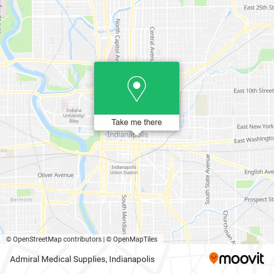 Admiral Medical Supplies map