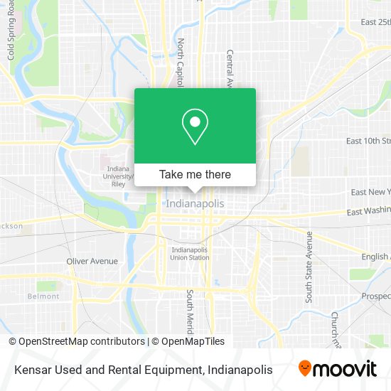 Kensar Used and Rental Equipment map