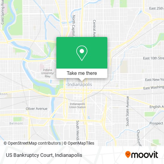 US Bankruptcy Court map