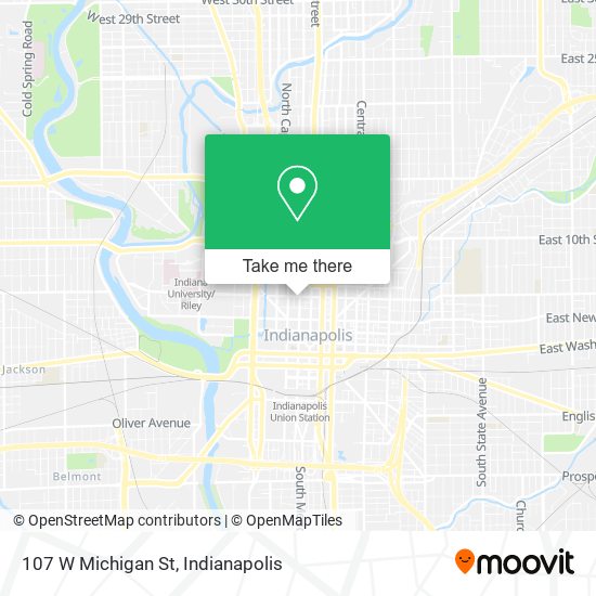 107 W Michigan St map