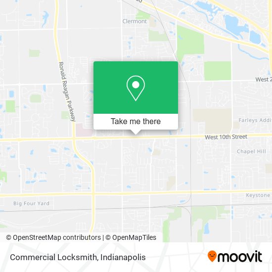 Commercial Locksmith map
