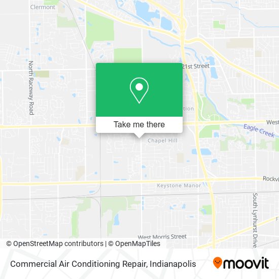 Commercial Air Conditioning Repair map