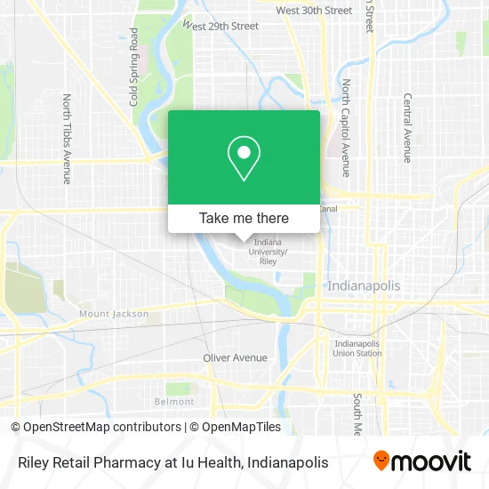 Riley Retail Pharmacy at Iu Health map