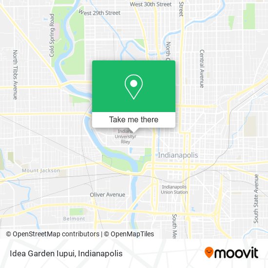 Idea Garden Iupui map