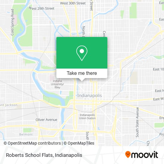 Roberts School Flats map