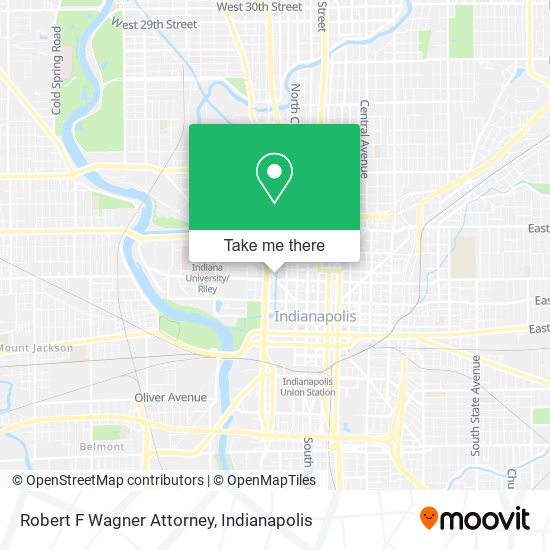 Robert F Wagner Attorney map