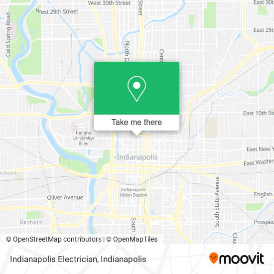 Indianapolis Electrician map