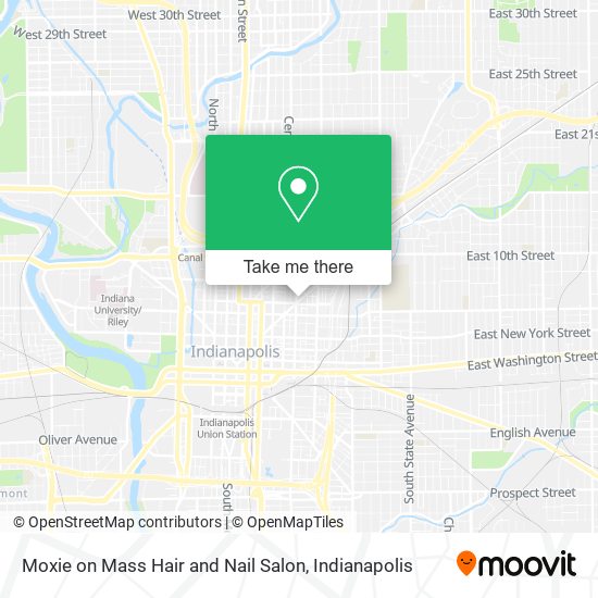 Mapa de Moxie on Mass Hair and Nail Salon